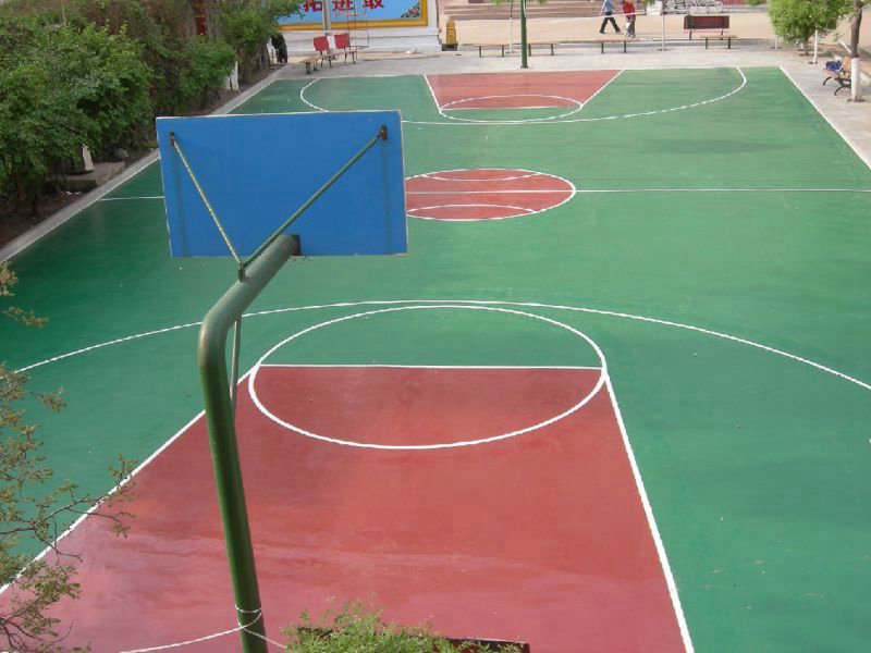 丙烯酸篮球场网球场材料批发--丙烯酸球场材料的特点