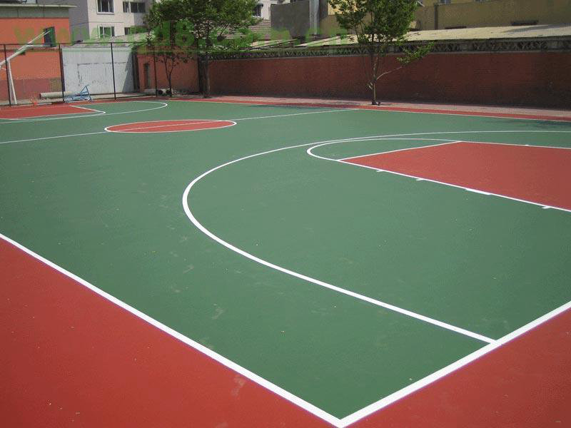 篮球场建设后期注意保养