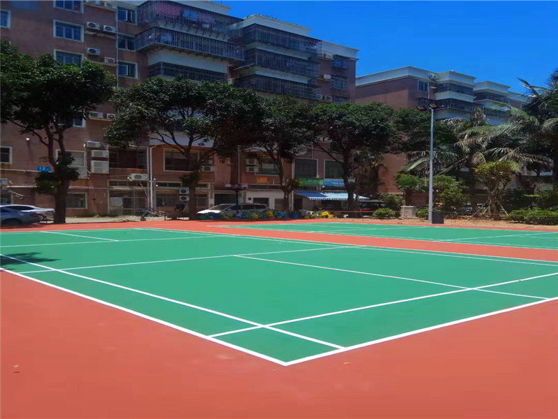 硅PU球场、丙烯酸网球场基础建造及球场特点